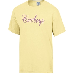 SCRIPT COWBOYS PUFF TEE