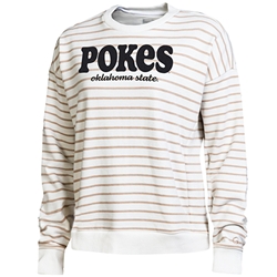 BIG COTTON EVERLEE STRIPED SWEATSHIRT