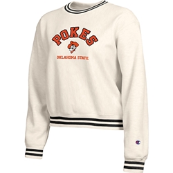 POKES REVERSE WEAVE RIB CREW