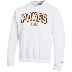 POKES GLITTER TWILL POWERBLEND CREW