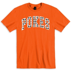 POKES GINGHAM ARCH TEE