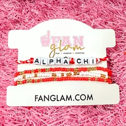 ALPHA CHI STACK BRACELET