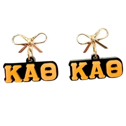 THETA BOW CHARM DANGLES