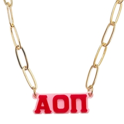 AO PI CHARM LINK NECKLACE
