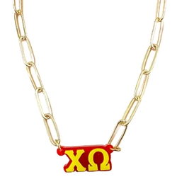 CHI O CHARM LINK NECKLACE