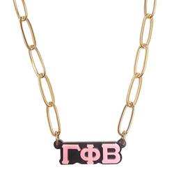 G PHI CHARM LINK NECKLACE