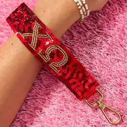 CHI O SEQUIN KEY STRAP