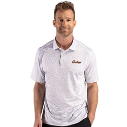 CUTTER & BUCK PIKE FERN PRINT POLO