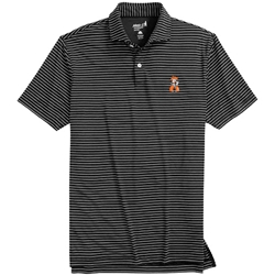 JOHNNIE-O BEAU STRIPED PERFORMANCE POLO