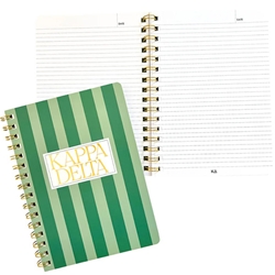 KAPPA DELTA STRIPE NOTEBOOK