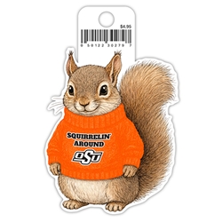 SQUIRRELIN' AROUND STICKER