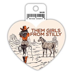 THEM GIRLS FROM STILLY HEART STICKER