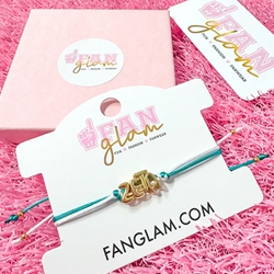 ZETA GOLD LETTER CINCH BRACELET