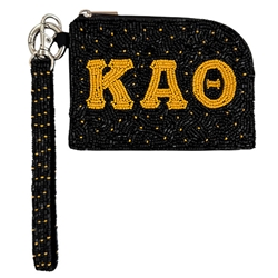 THETA BEADED COIN WRISTLET