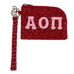 AO PI BEADED COIN WRISTLET