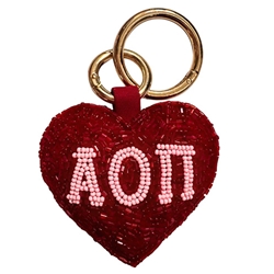 AO PI BUBBLE HEART CHARM