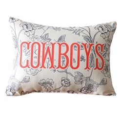 COWBOYS TOILE PILLOW