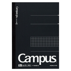 CAMPUS NOTEBOOK 5MM GRID A5
