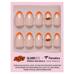 OKSTATE GLAMNETIC PRESS-ON NAILS