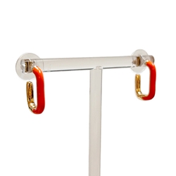 FAN GLAM OPEN CHAIN LINK HUGGIE