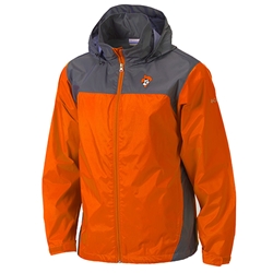 columbia orange rain jacket